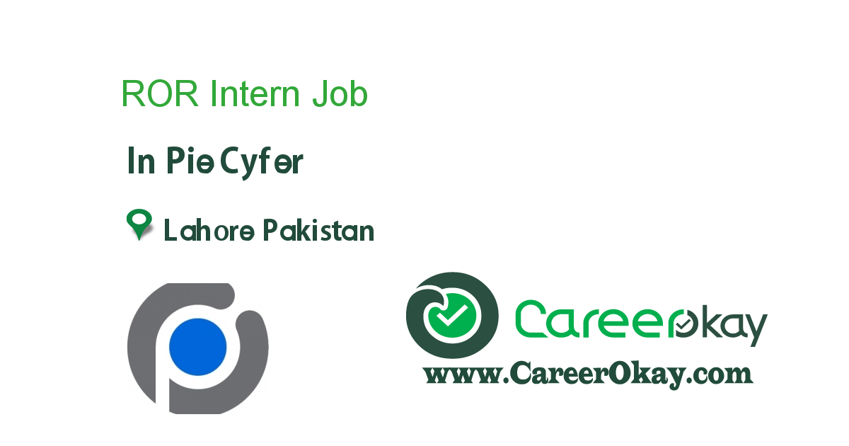 Ruby on Rails ROR Intern