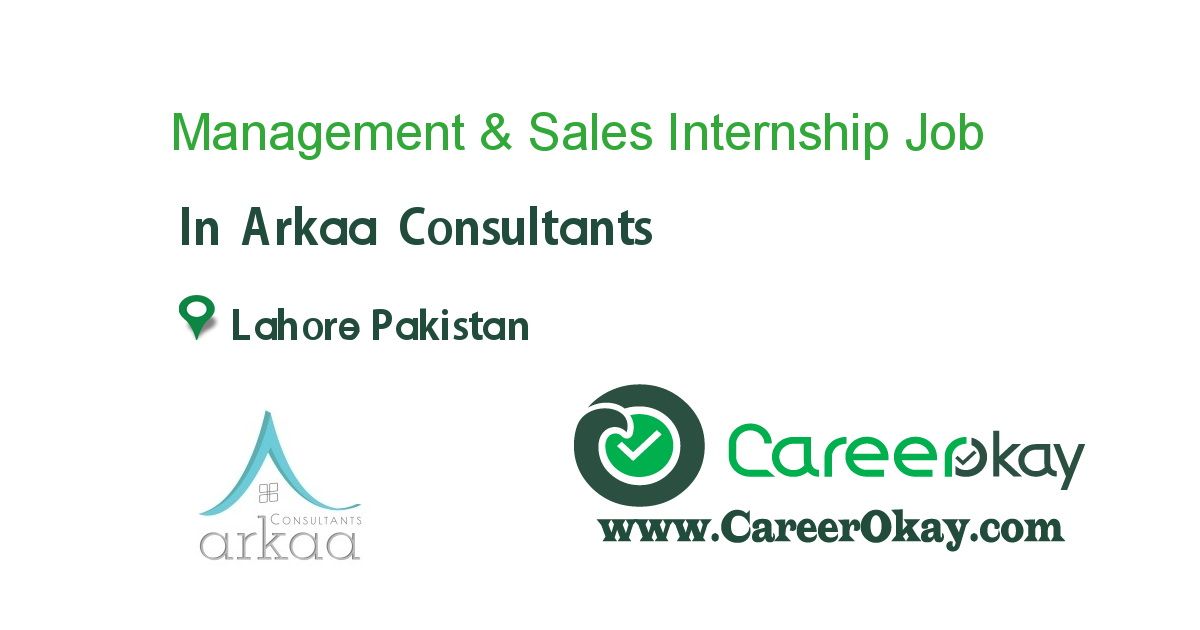 Management & Sales Internship 