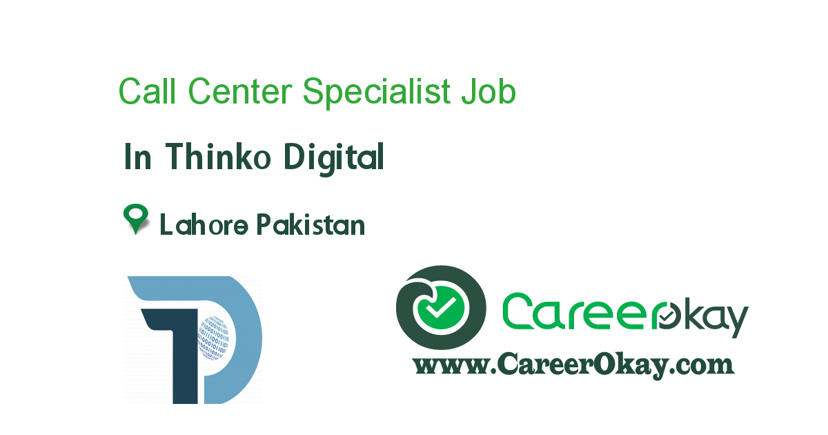Call Center Specialist