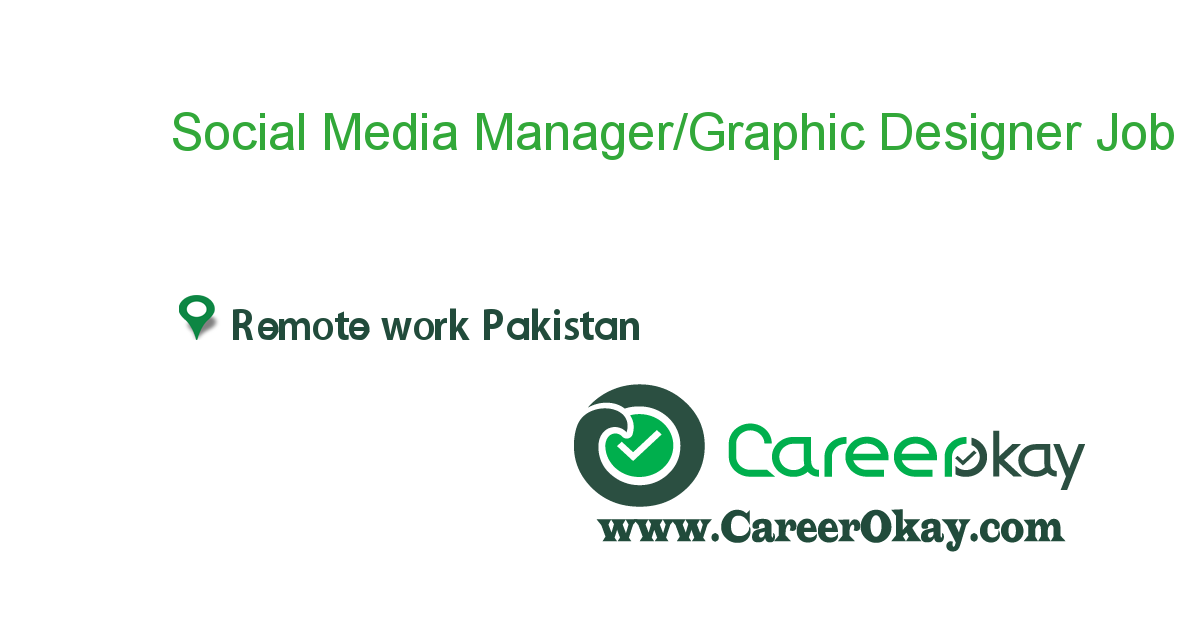 Social Media Manager/Graphic Designer