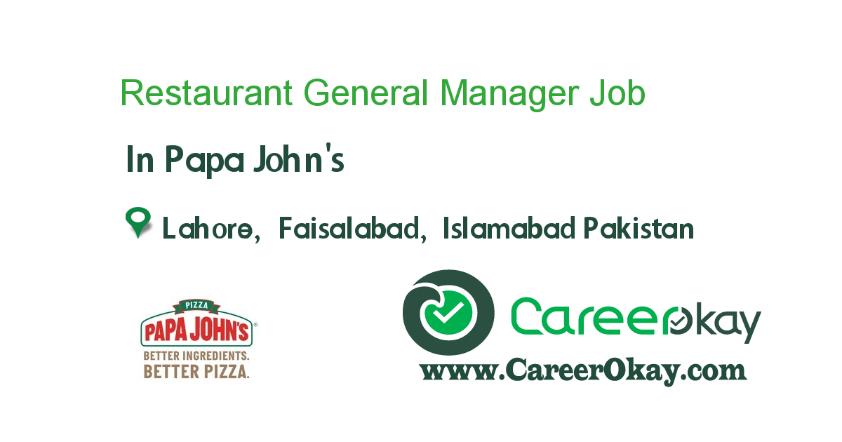 Restaurant General Manager 