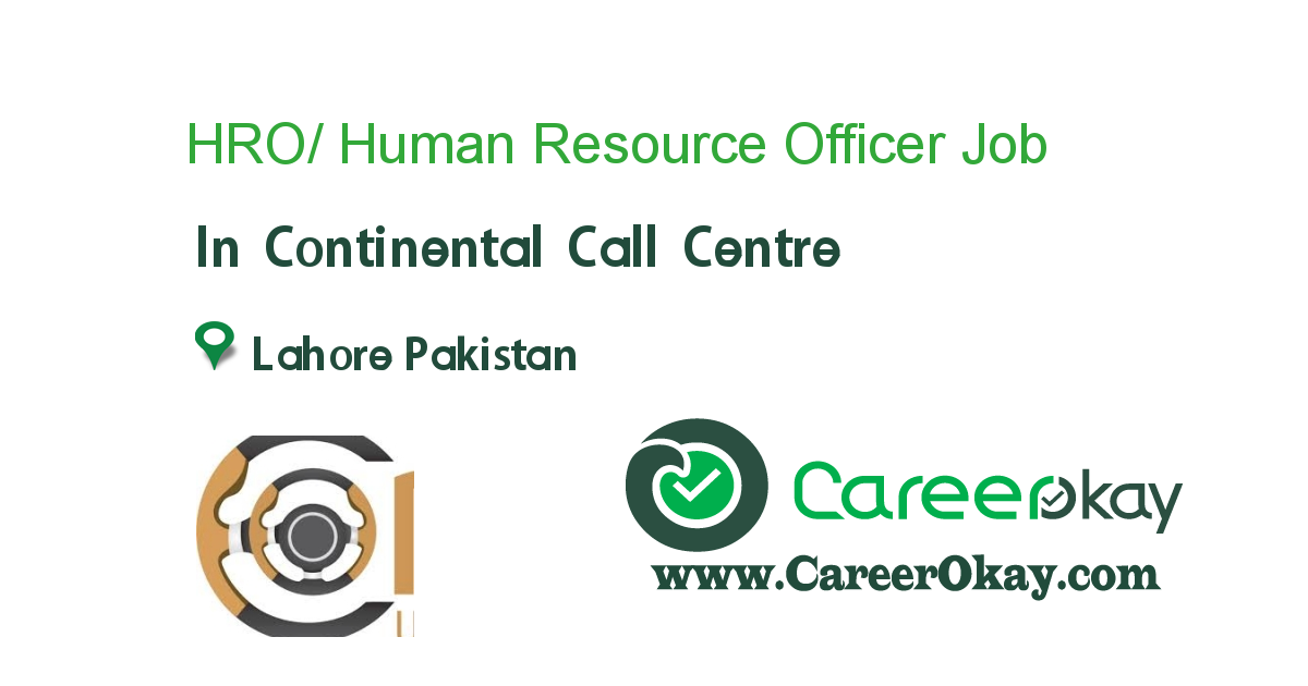HRO/ Human Resource Officer