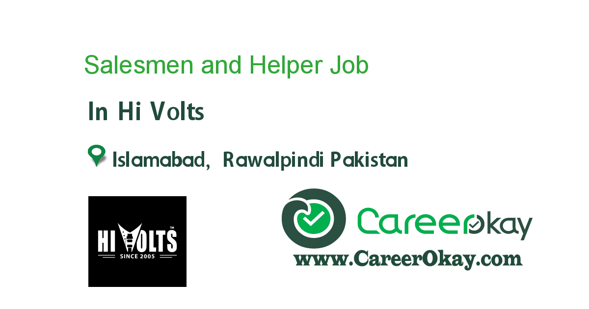 Salesmen and Helper